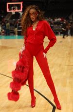 WINNIE HARLOW at Washington Wizards vs Orlando Game at Capital One Arena in Washington, D.C. 12/26/2023