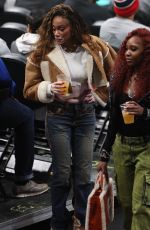 WINNIE HARLOW at Washington Wizards vs Toronto Raptors Game in Washington, D.C. 12/27/2023