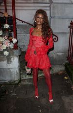 ZEZE MILLZ Arrives at The House of CB Christmas Party in London 11/29/2023