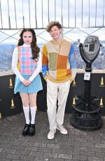 ZOE COLLETTI at Empire State Building in New York 12/11/2023
