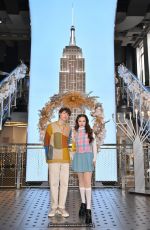 ZOE COLLETTI at Empire State Building in New York 12/11/2023