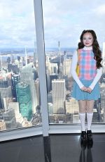 ZOE COLLETTI at Empire State Building in New York 12/11/2023