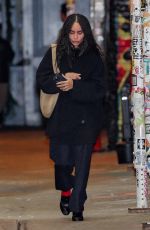 ZOE KRAVITZ Leaves Taylor Swift