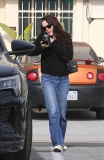 ZOEY DEUTCH Out at Sunset Plaza in West Hollywood 2/26/2023