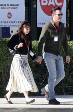 ZOOEY DESCHANEL and Johnathan Scott on a Lunch Date in Brentwood 12/05/2023