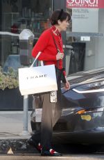 ZOOEY DESCHANEL Out Shopping at Frame in Pacific Palisades 12/29/2023