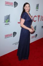 ABBIE CORNISH at Junction Premiere at Harmony Gold Theatre in Hollywood 01/24/2024