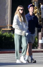ABBY CHAMPION and Patrick Schwarzenegger Out in Los Angeles 01/19/2024