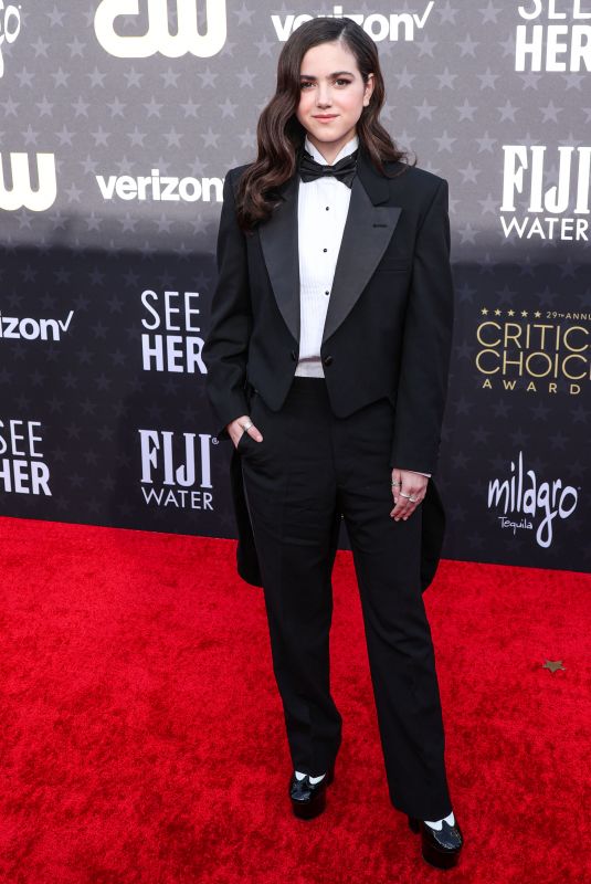 ABBY RYDER FORSTON at 2024 Critics Choice Awards in Santa Monica 01/14/2024