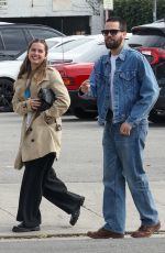 ADDISON RAE and Omar Fedi Out in Los Feliz 01/04/2024