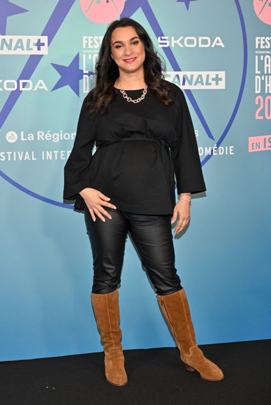 ADILA BENDIMERAD at Heureux Gagnants Screening at 27th Alpe d Huez Film Festival 01/17/2024