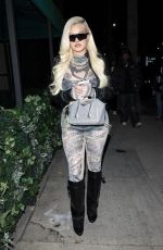ALABAMA BARKER Arrives at a Party at Linden Nightclub in Los Angeles 01/20/2024