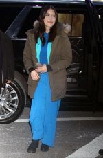 ALAQUA COX Arrives at Good Morning America Show in New York 01/15/2024