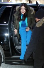 ALAQUA COX Arrives at Good Morning America Show in New York 01/15/2024