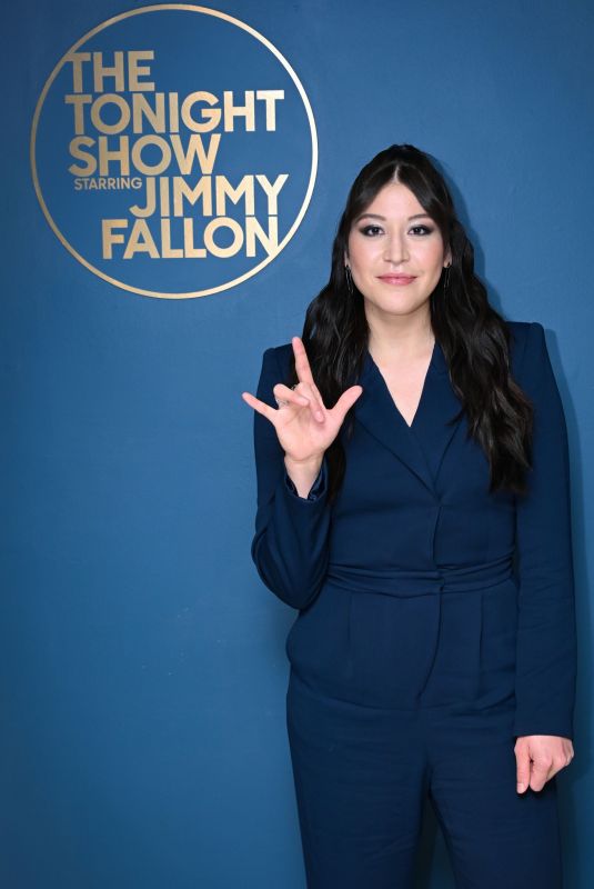 ALAQUA COX at Tonight Show Starring Jimmy Fallon in New York 01/16/2024