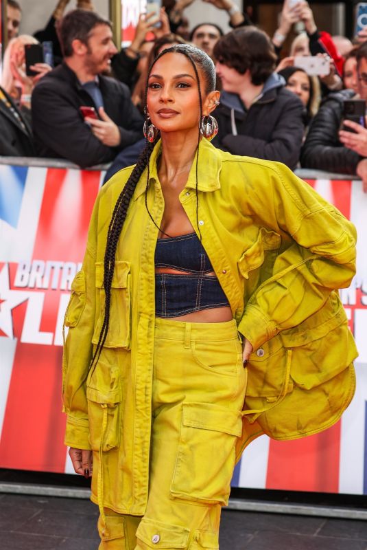 ALESHA DIXON at Britain’s Got Talent London Auditions Photocall 2024 at London Palladium 01/25/2024