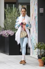ALESSANDRA AMBROSIO Heading to a Gym in Brentwood 01/17/2024