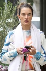 ALESSANDRA AMBROSIO Heading to a Gym in Brentwood 01/17/2024