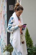 ALESSANDRA AMBROSIO Heading to a Gym in Brentwood 01/17/2024
