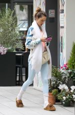 ALESSANDRA AMBROSIO Heading to a Gym in Brentwood 01/17/2024