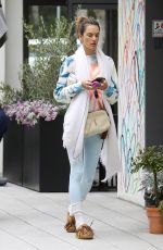 ALESSANDRA AMBROSIO Heading to a Gym in Brentwood 01/17/2024