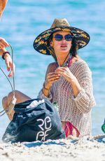 ALESSANDRA AMBROSIO in Bikini at a Beach in Florianopolis 01/04/2024