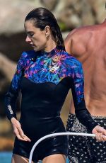 ALESSANDRA AMBROSIO in Wetsuit at a Boat in Florianopolis 01/06/2024