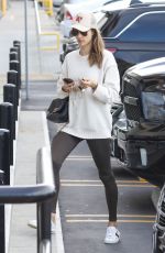 ALESSANDRA AMBROSIO Leaves a Rejuvenating Skin Care Session in Los Angeles 01/11/2024