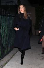 ALESSANDRA AMBROSIO Out for Dinner at Giorgio Baldi in Santa Monica 01/19/2024