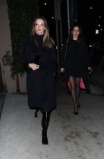 ALESSANDRA AMBROSIO Out for Dinner at Giorgio Baldi in Santa Monica 01/19/2024