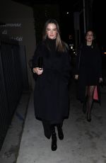 ALESSANDRA AMBROSIO Out for Dinner at Giorgio Baldi in Santa Monica 01/19/2024