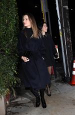 ALESSANDRA AMBROSIO Out for Dinner at Giorgio Baldi in Santa Monica 01/19/2024