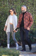 ALESSANDRA AMBROSIO Out for Lunch with a Friend at Cecconi