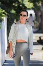 ALESSANDRA AMBROSIO Out for Lunch with a Friend at Cecconi