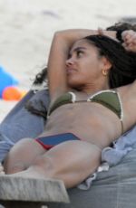ALEX SCOTT and JESS GLYNNE in Bikinis on Holiday in Tulum 12/31/2023