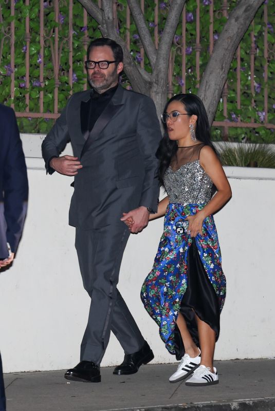 ALI WONG Arrives at HBO MAX Emmy’s After-party at San Vicente Bungalows in West Hollywood 01/15/2024
