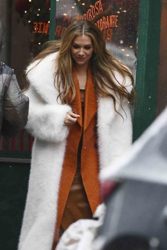 ALLISON HOLKER Leaves Rubirosa Ristorante in New York 01/16/2024