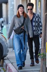 ALYSON HANNIGAN and Sasha Ferber Out for Lunch in West Hollywood 01/12/2024