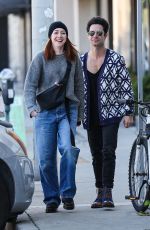 ALYSON HANNIGAN and Sasha Ferber Out for Lunch in West Hollywood 01/12/2024