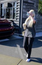 AMANDA BYNES Out for Starbucks Coffee in West Hollywood 01/10/2024