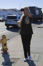 AMANDA BYNES Out for Starbucks Coffee in West Hollywood 01/10/2024