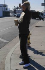 AMANDA BYNES Out for Starbucks Coffee in West Hollywood 01/10/2024