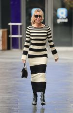 AMANDA HOLDEN Arrives at Heart Breakfast Show in London 01/29/2024