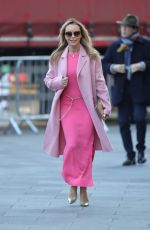 AMANDA HOLDEN in Pink at Heart Radio in London 01/09/2024