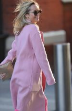 AMANDA HOLDEN in Pink at Heart Radio in London 01/09/2024