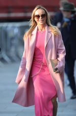 AMANDA HOLDEN in Pink at Heart Radio in London 01/09/2024
