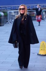 AMANDA HOLDEN Leaves Global Radio Studios in London 01/10/2024