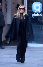 AMANDA HOLDEN Leaves Global Radio Studios in London 01/10/2024