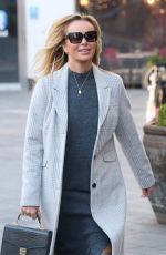 AMANDA HOLDEN Leaves Global Radio Studios in London 01/11/2024