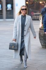 AMANDA HOLDEN Leaves Global Radio Studios in London 01/11/2024